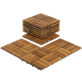 Flooring Tiles in Solid Teak Wood Flooring Tiles in Solid Teak Wood