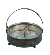 Middletown Silver Plate 3 Part Dish Basket Handle