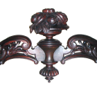 American Rococo Laminated Rosewood Center Table By Meeks