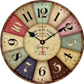 Grazing 12- Vintage Arabic Numerals