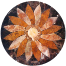 Tile Floor Medallion Marble Mosaic
