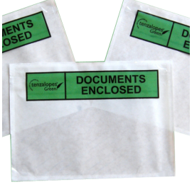 Documents Enclosed Envelopes green