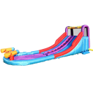 Twin Rapids Inflatable Water Slides with Water Guns