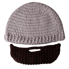 Unisex Knit Beanie Stubble Beard