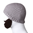 Unisex Knit Beanie Stubble Beard