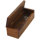 Wooden Domino Game with Nautical Storage Box