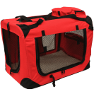 Crate with Fleece Mat and Food Bag