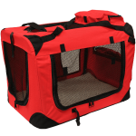 Crate with Fleece Mat and Food Bag