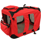 Crate with Fleece Mat and Food Bag