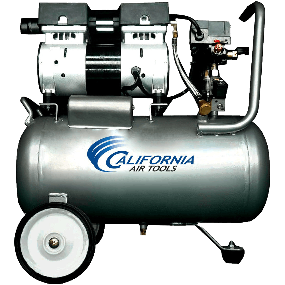 CAT-6310 Ultra Quiet and Oil-Free 1.0 Hp 6.3-Gallon Steel Tank Air Compressor
