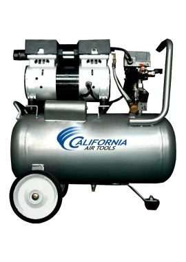 CAT-6310 Ultra Quiet and Oil-Free 1.0 Hp 6.3-Gallon Steel Tank Air Compressor