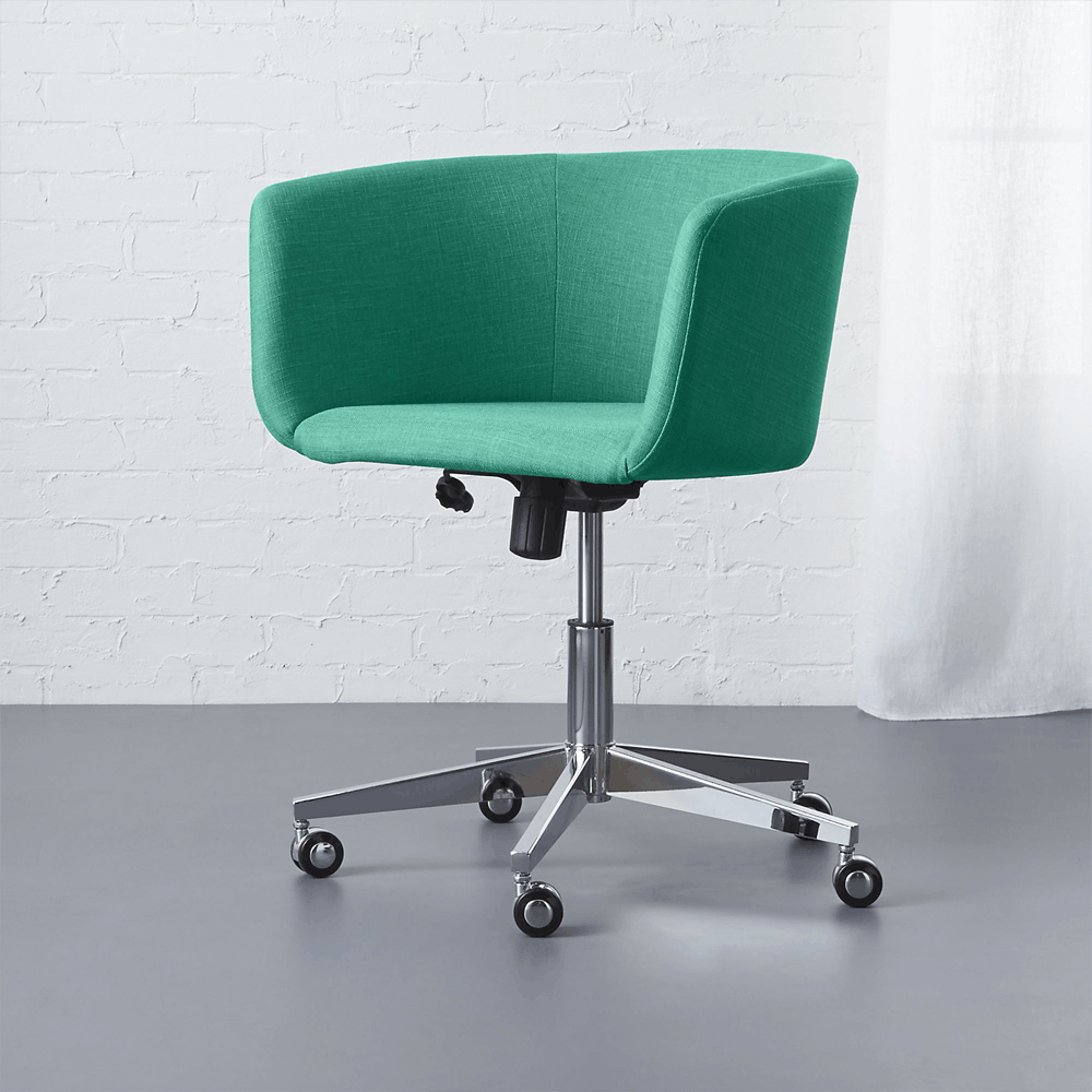 Сoup teal office chair