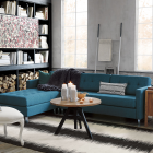 Ditto II peacock sectional sofa