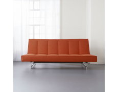 Flex orange sleeper sofa