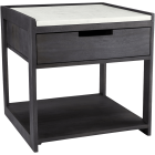 Tux marble top nightstand