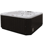 5-Person 30-Jet Lounger Spa Sterling and Smoke