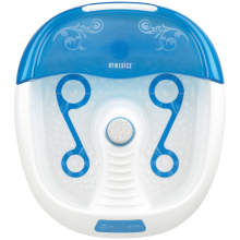 Foot Spa Bath Massager Bubble Heat LED 
