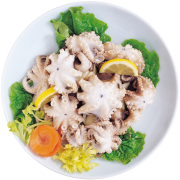 octopus with vegetables