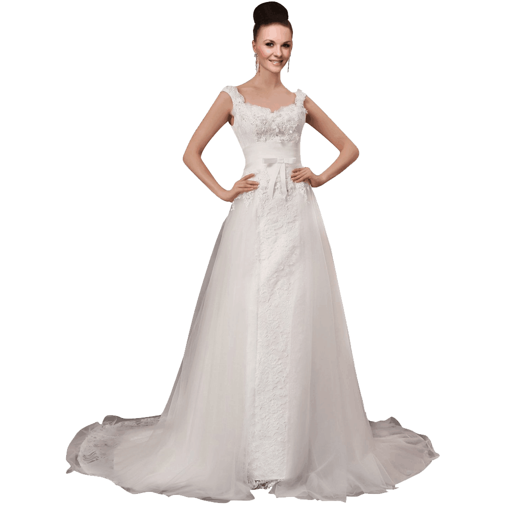 Bowknot Wedding Dress