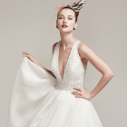 Strapless Ball Gown In Lace Beading Dress