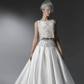 Rhinestone Wedding Dress