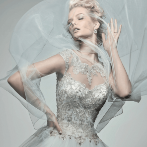 Elegant Trumpet Evening Gown Bridal