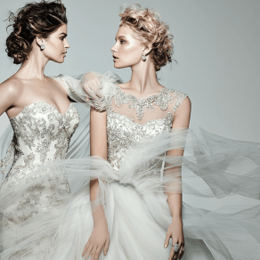 Elegant Trumpet Evening Gown Bridal