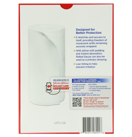 Band-Aid First Aid Covers Kling Large Rolled Gauze 