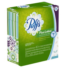 Puffs Plus Lotion Facial Tissues 224 Count