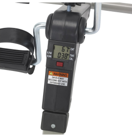 Folding Exercise Peddler with Electronic Display