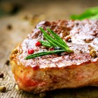 Grilled bbq steaks