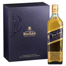 Blue Label Crystal Glasses Gift Set 