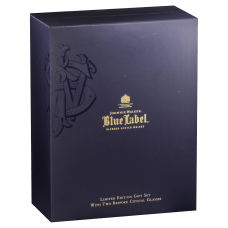 Blue Label Crystal Glasses Gift Set 