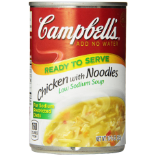Sodium Chicken with Noodles Soup