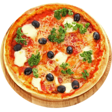 Pizza with cheese