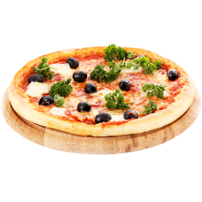 Pizza with cheese