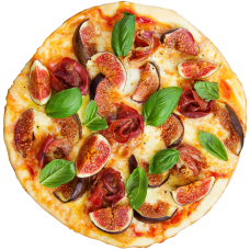 Pizza with figs