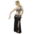 Multi-Row Paillettes Gold Coins Belly Dance Wrap & Hip Scarf 