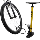 Steel Floor Pump with Gauge