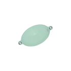 Oval Floats with Eyelets Blanc
