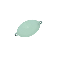 Oval Floats with Eyelets Blanc