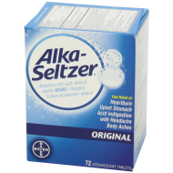 Alka-seltzer Original Effervescent Tablets 72-Count