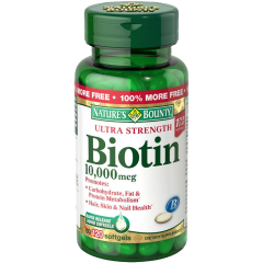 Nature's Bounty Biotin 10000 MCG Softgels