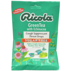 Ricola Cough Suppressant Throat Drops Green Tea
