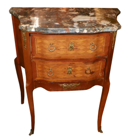 French Commode With Marble Top. Circa 1920.