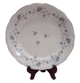 Johann Haviland Blue Garland Pattern China Dinner Plate