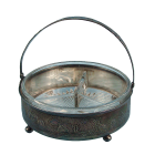 Middletown Silver Plate 3 Part Dish Basket Handle