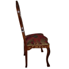 Set Of Four Dutch Marquetry Side Chairs