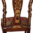 Set Of Four Dutch Marquetry Side Chairs