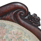 Victorian Rosewood Meridienne In The Rosalie Pattern By John Henry Belter